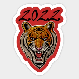 Chinese New Year of the Tiger Sticker